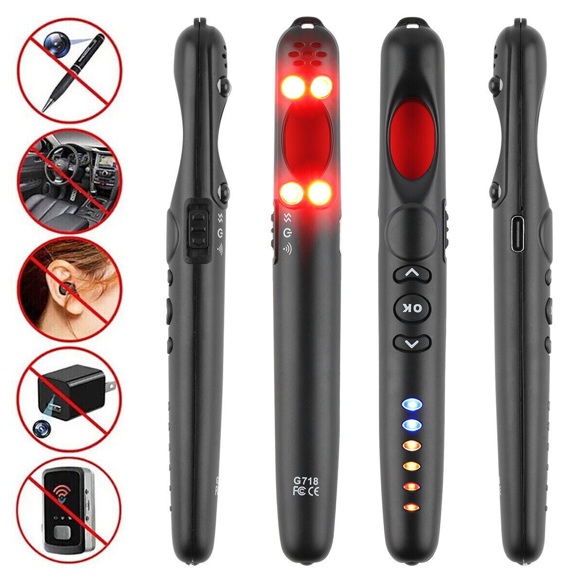 Moktan Sabai Hidden Camera Detector RF Signal Bug GPS Tracker Finder Device