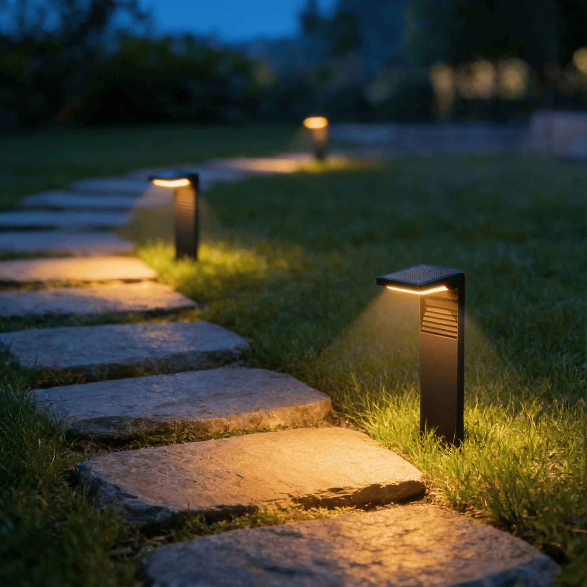 Moktan Sabai Solar LED Outdoor Garden Light Warm White Waterproof Lamp