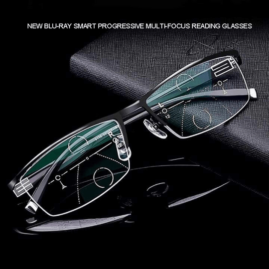 Moktan Sabai Aerisyn Progressive Smart Glasses – Multi Focus Photochromic Blue Light Eyeglasses