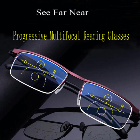 Moktan Sabai Aerisyn Progressive Smart Glasses – Multi Focus Photochromic Blue Light Eyeglasses