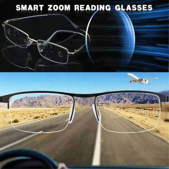 Moktan Sabai Aerisyn Progressive Smart Glasses – Multi Focus Photochromic Blue Light Eyeglasses