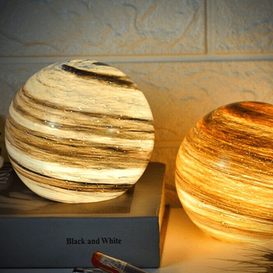 Moktan Sabai Glass Moon Lamp | 16 Color LED Night Light