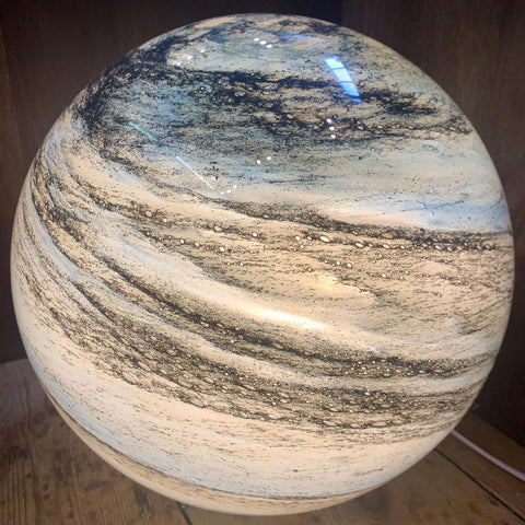 Moktan Sabai Glass Moon Lamp | 16 Color LED Night Light
