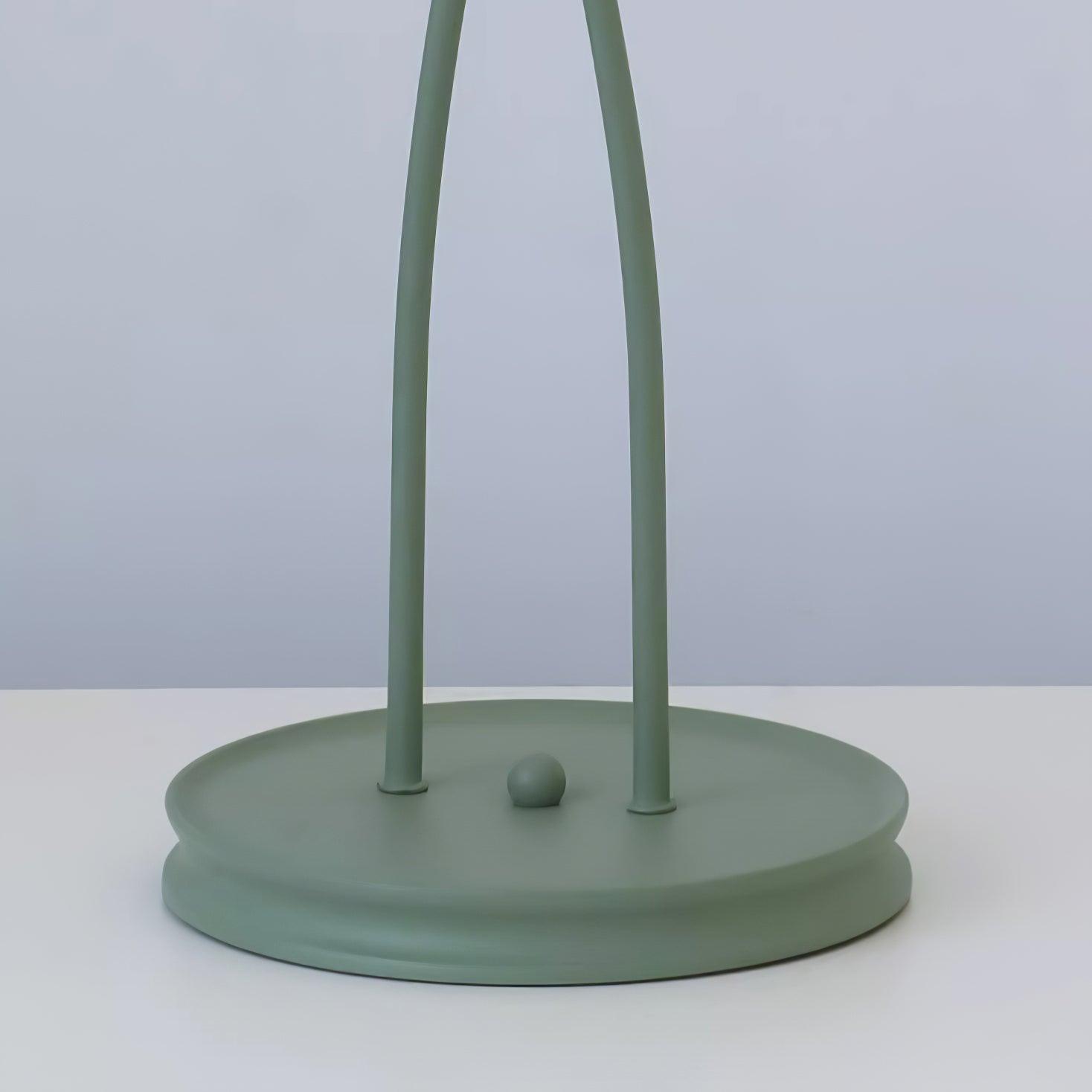 Moktan Sabai Calla Flower Floor Lamp Matte Green Floral Standing Light