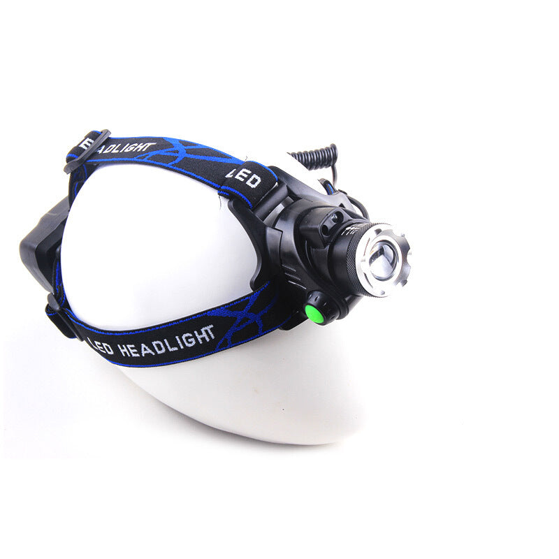 Moktan Sabai Powerful LED Headlamp Zoomable Rechargeable Waterproof for Camping Fishing