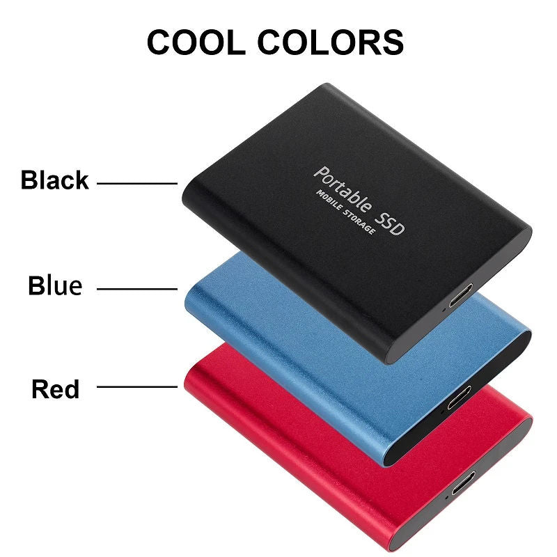 Moktan Sabai 2TB External SSD USB 3.1 & USB-C Portable Solid State Drive