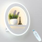 Moktan Sabai Dimmable LED Wall Light Remote Control Modern Bedroom Living Room AC90-220V Dimmable WHITE