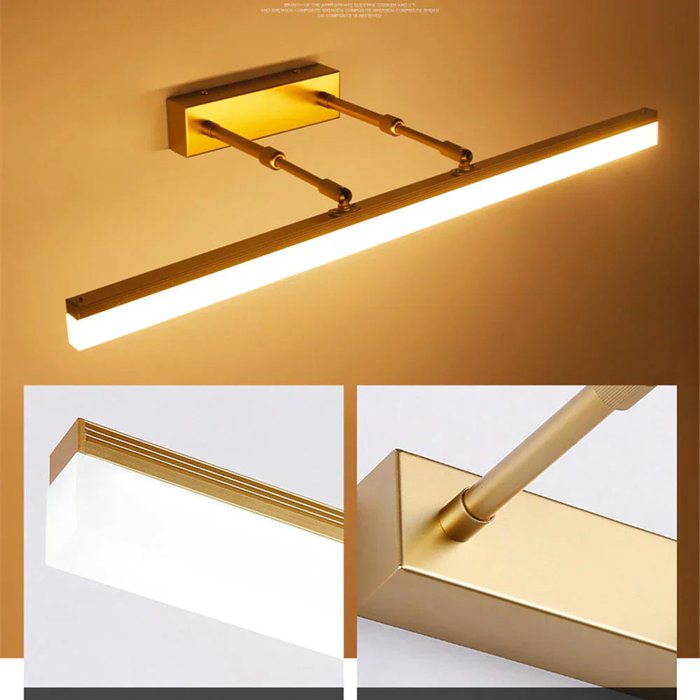 Moktan Sabai SlimShine LED Wall Light – Waterproof IP65 Bathroom Vanity Lamp