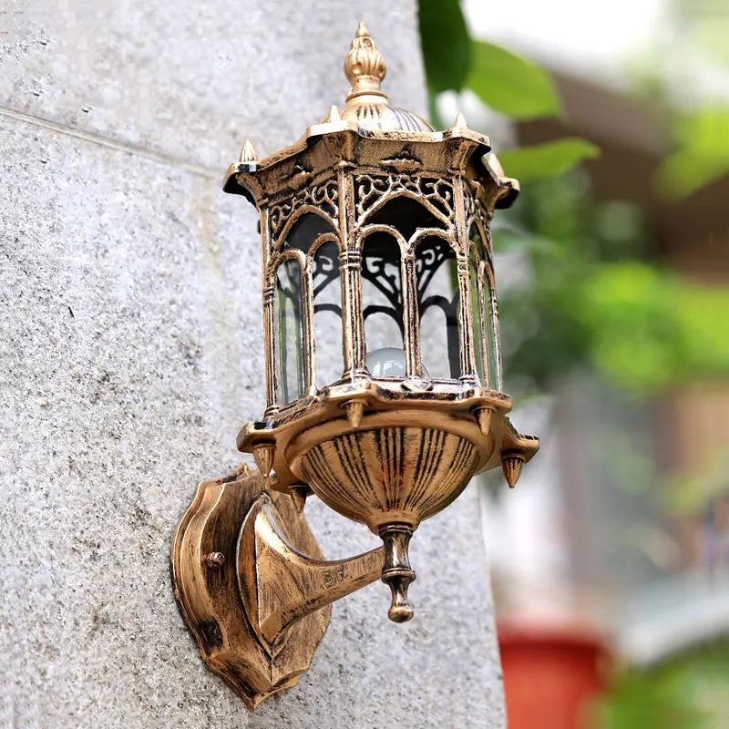 Moktan Sabai Retro Outdoor Waterproof E27 Wall Lamp Garden Courtyard Villa Balcony Sconce