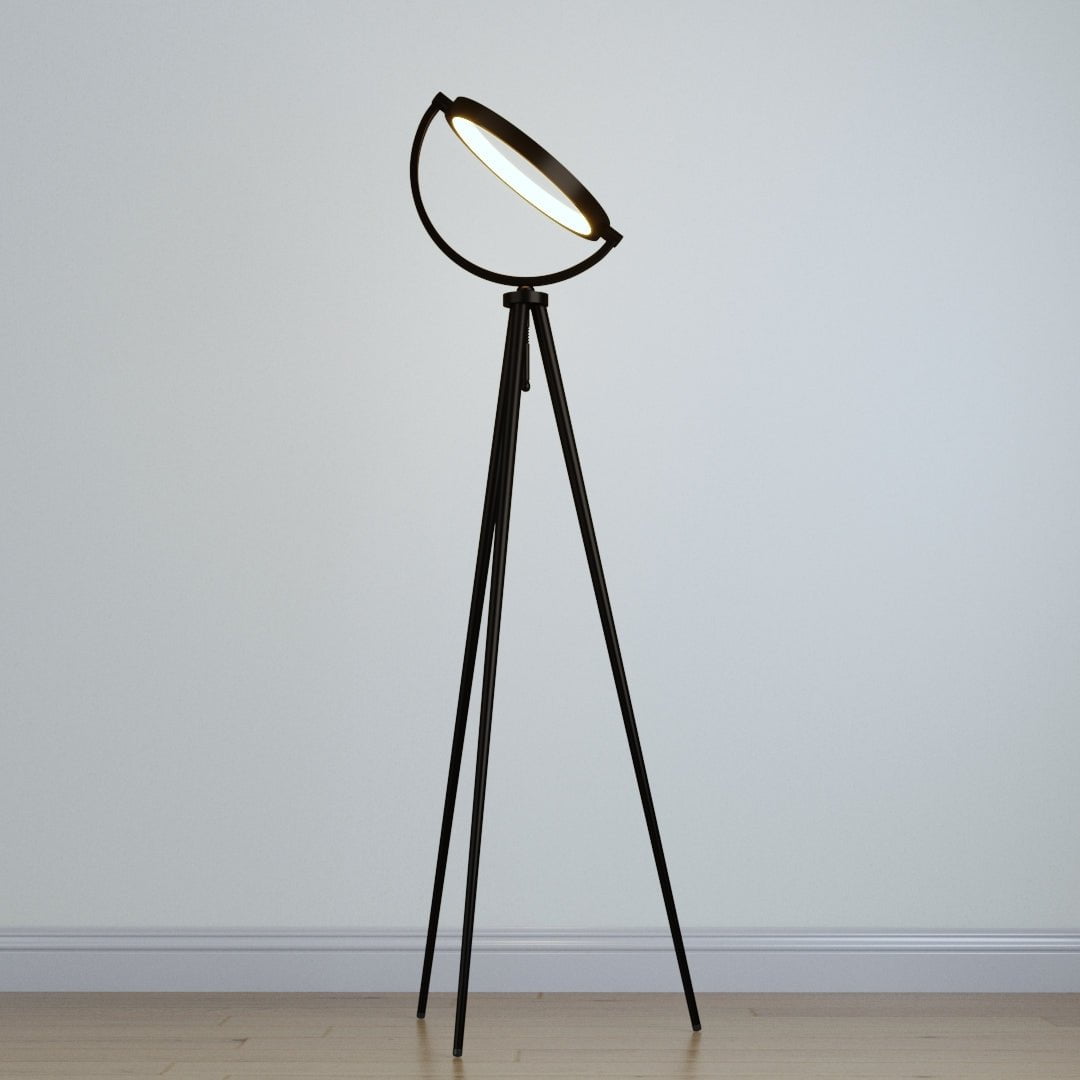 Moktan Sabai Modern LED Ring Floor Lamp