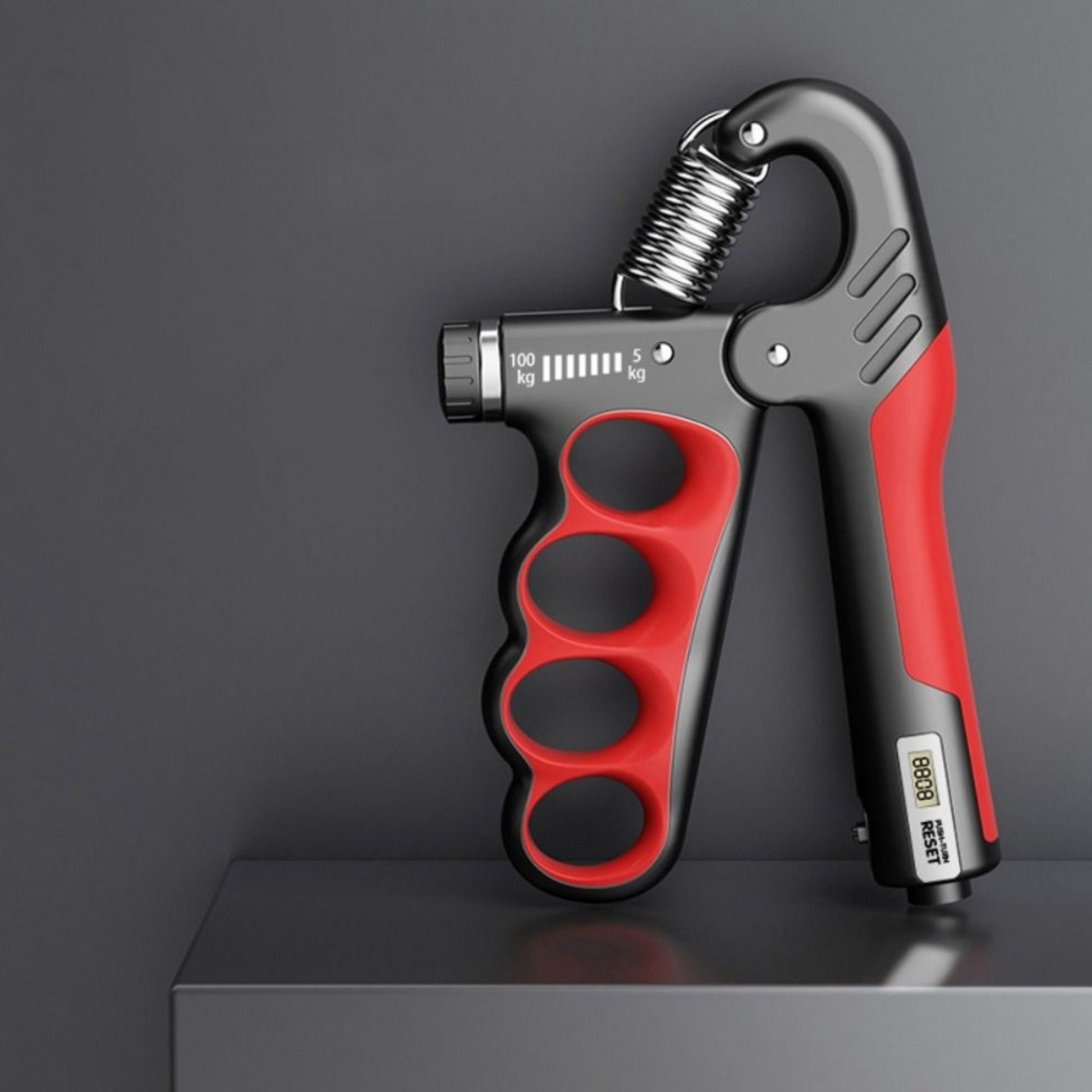 Moktan Sabai Adjustable Grip Strengthener with Digital Counter Hand Rehab Trainer