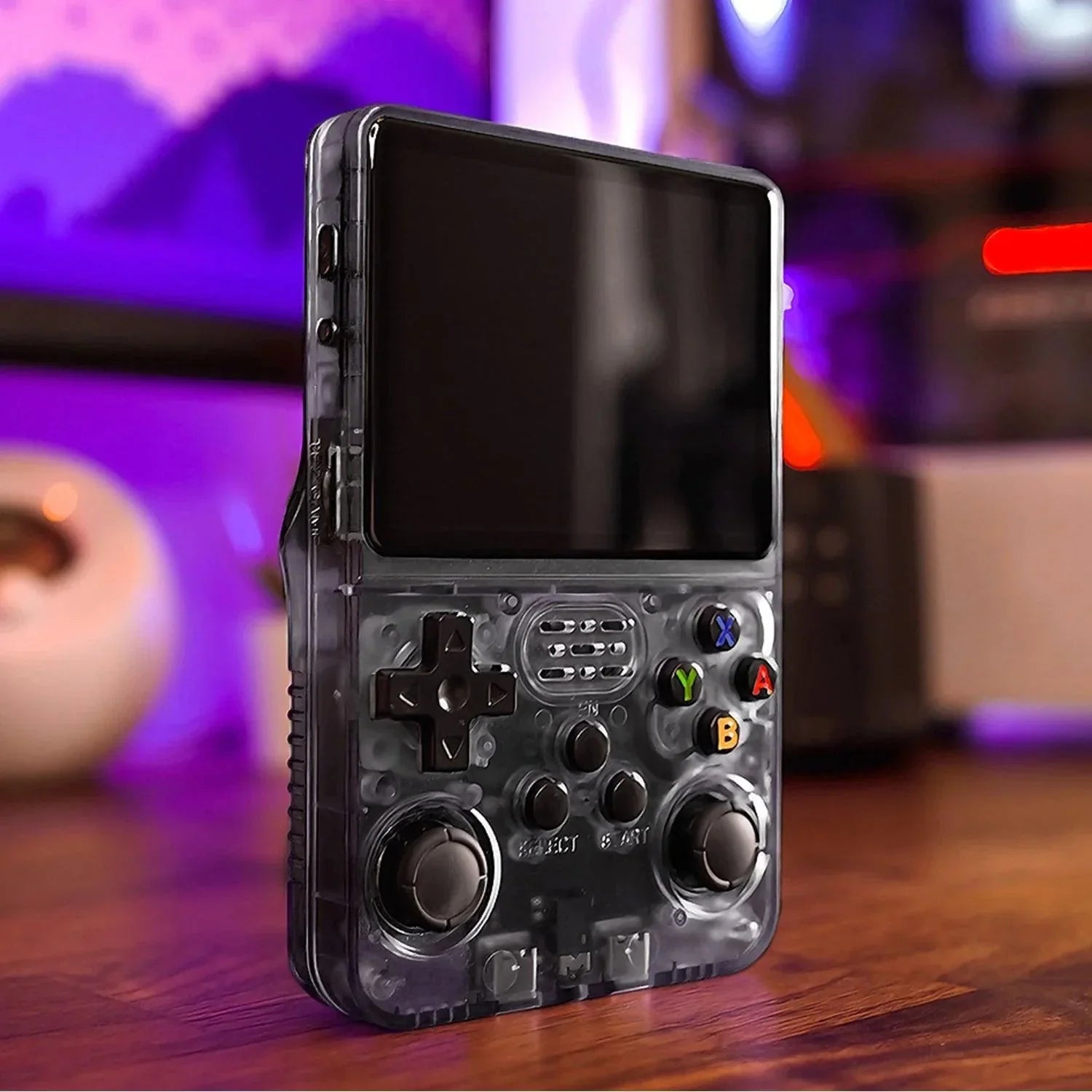 Moktan Sabai Handheld Retro Gaming Console with 3.5" IPS Screen & 20,000 Games Black