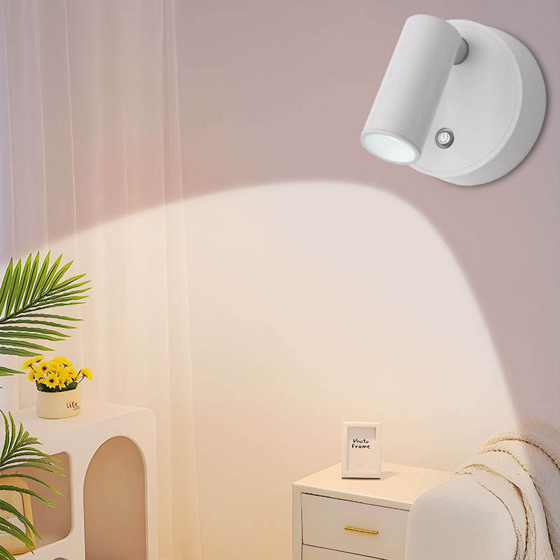 Moktan Sabai Magnetic LED Wall Light Rechargeable Touch Dimmable Cordless Bedside Lamp