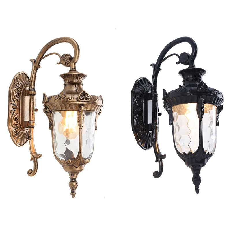 Moktan Sabai Europe Outdoor Wall Light Retro Garden Porch Lamp Waterproof E27 Balcony Fixture