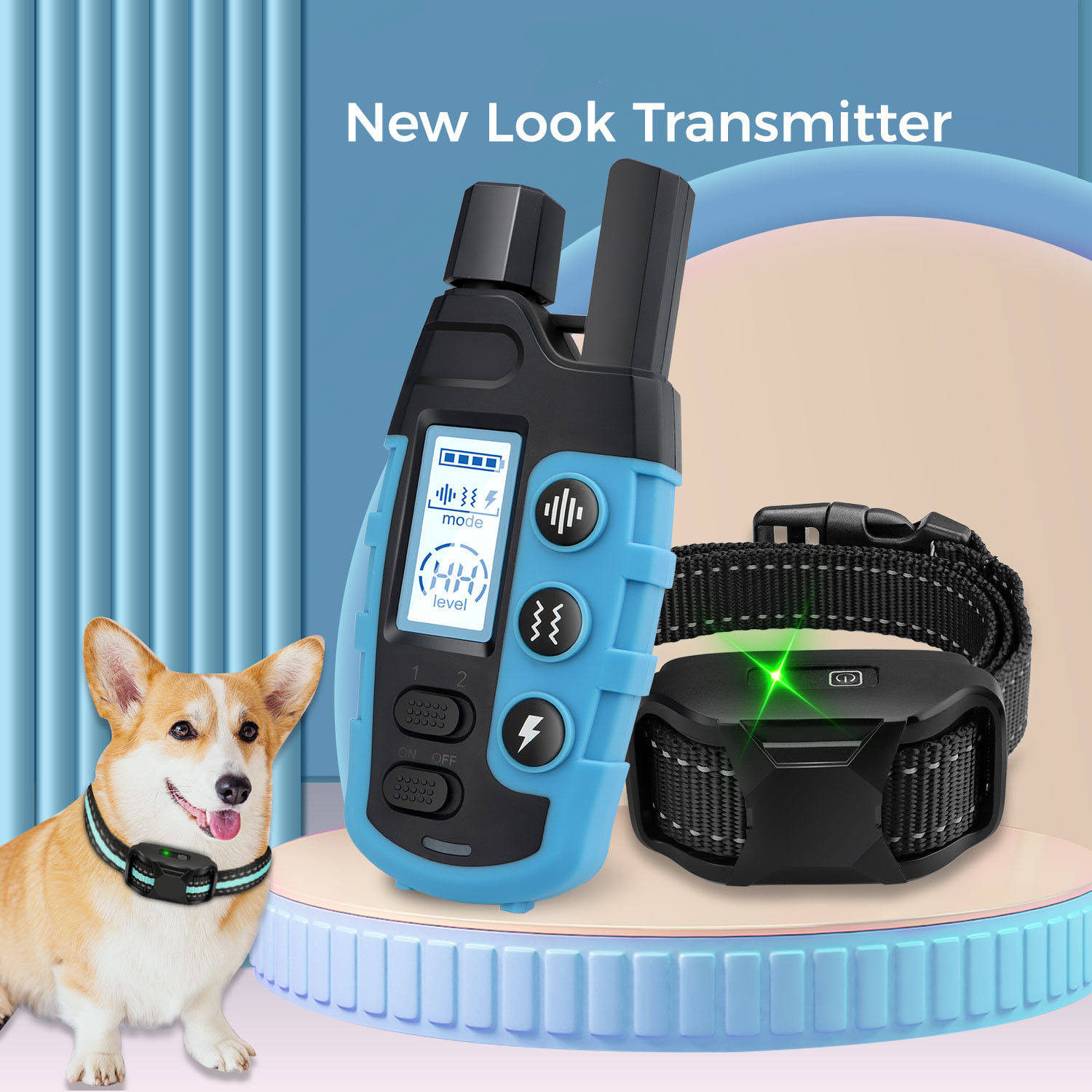 Moktan Sabai NovaPace Remote Dog Training Collar 1000m Waterproof Rechargeable