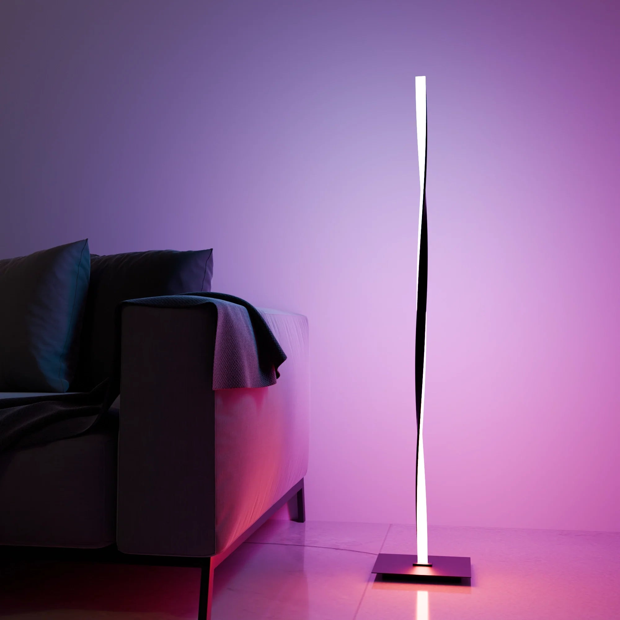 Moktan Sabai Helix RGB LED Floor Lamp