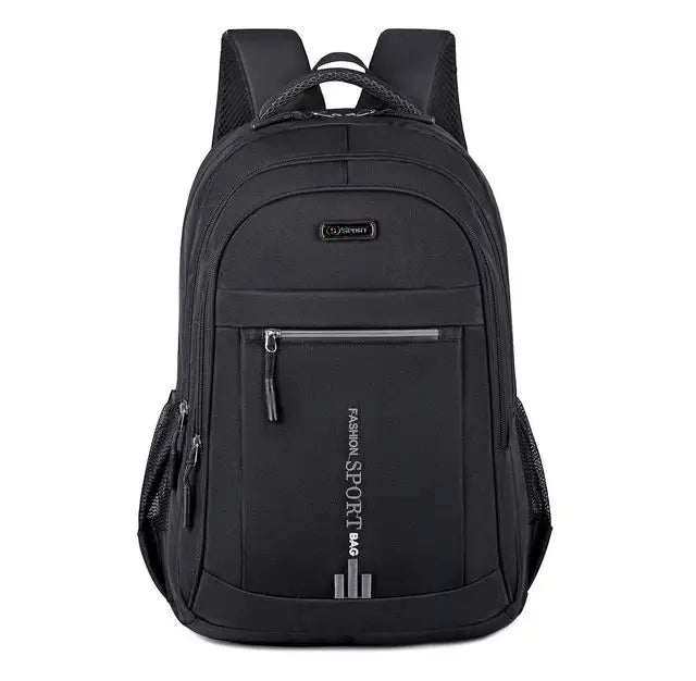 Moktan Sabai Waterproof Men’s Backpack UrbanGuard Laptop Travel Backpack Oxford Business Daypack Black-A