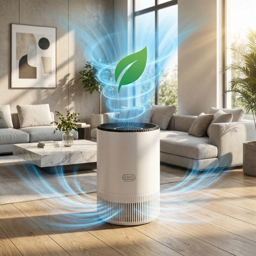 Moktan Sabai Smart Air Purifier with HEPA Filter App Control PM2.5 for Bedroom Pets Home
