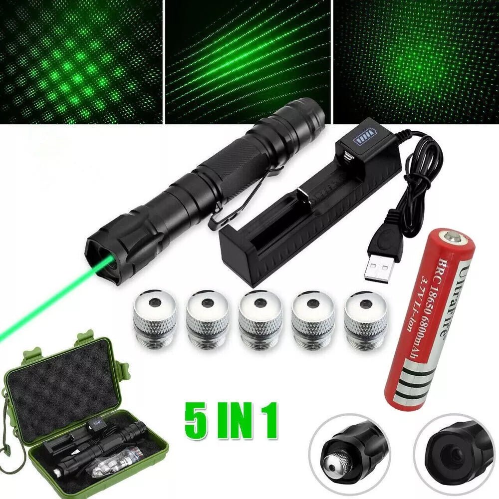 Moktan Sabai Rechargeable Green Laser Pointer 532nm USB Long Range