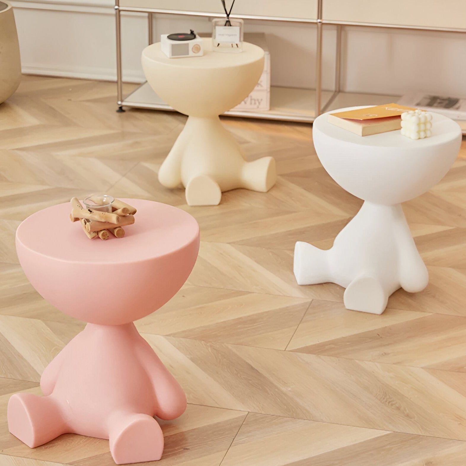 Moktan Sabai Round Coffee Table Side Table