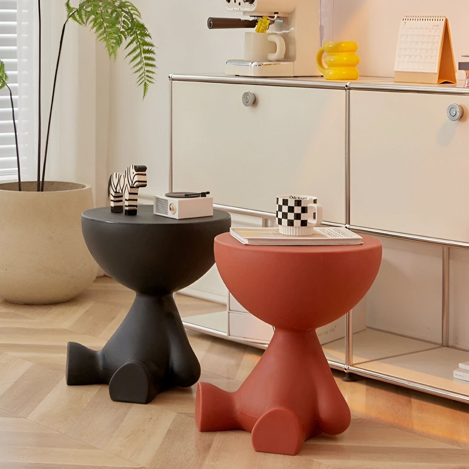 Moktan Sabai Round Coffee Table Side Table