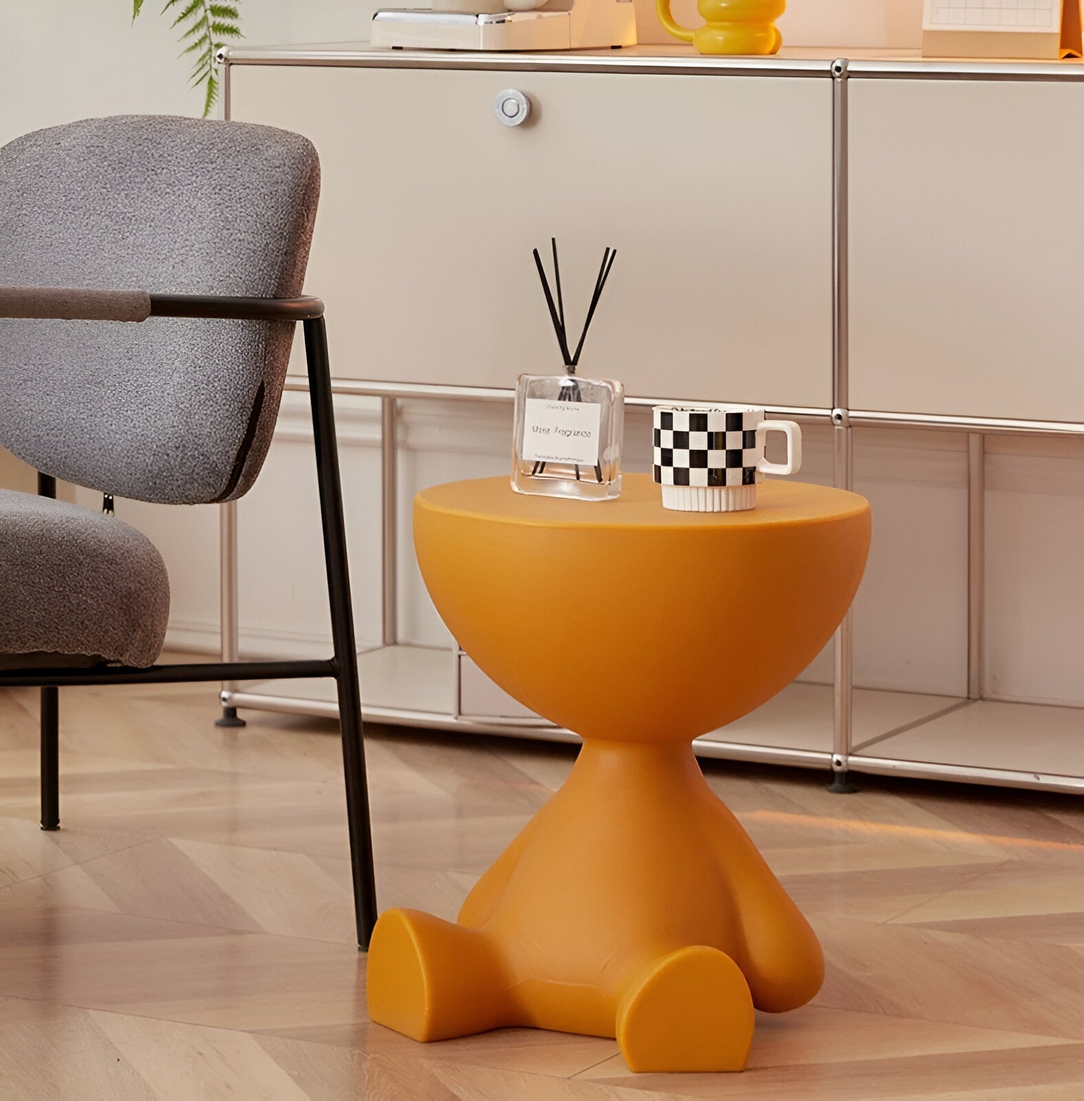 Moktan Sabai Round Coffee Table Side Table