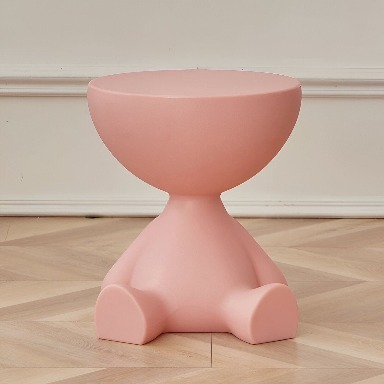 Moktan Sabai Round Coffee Table Side Table Rose