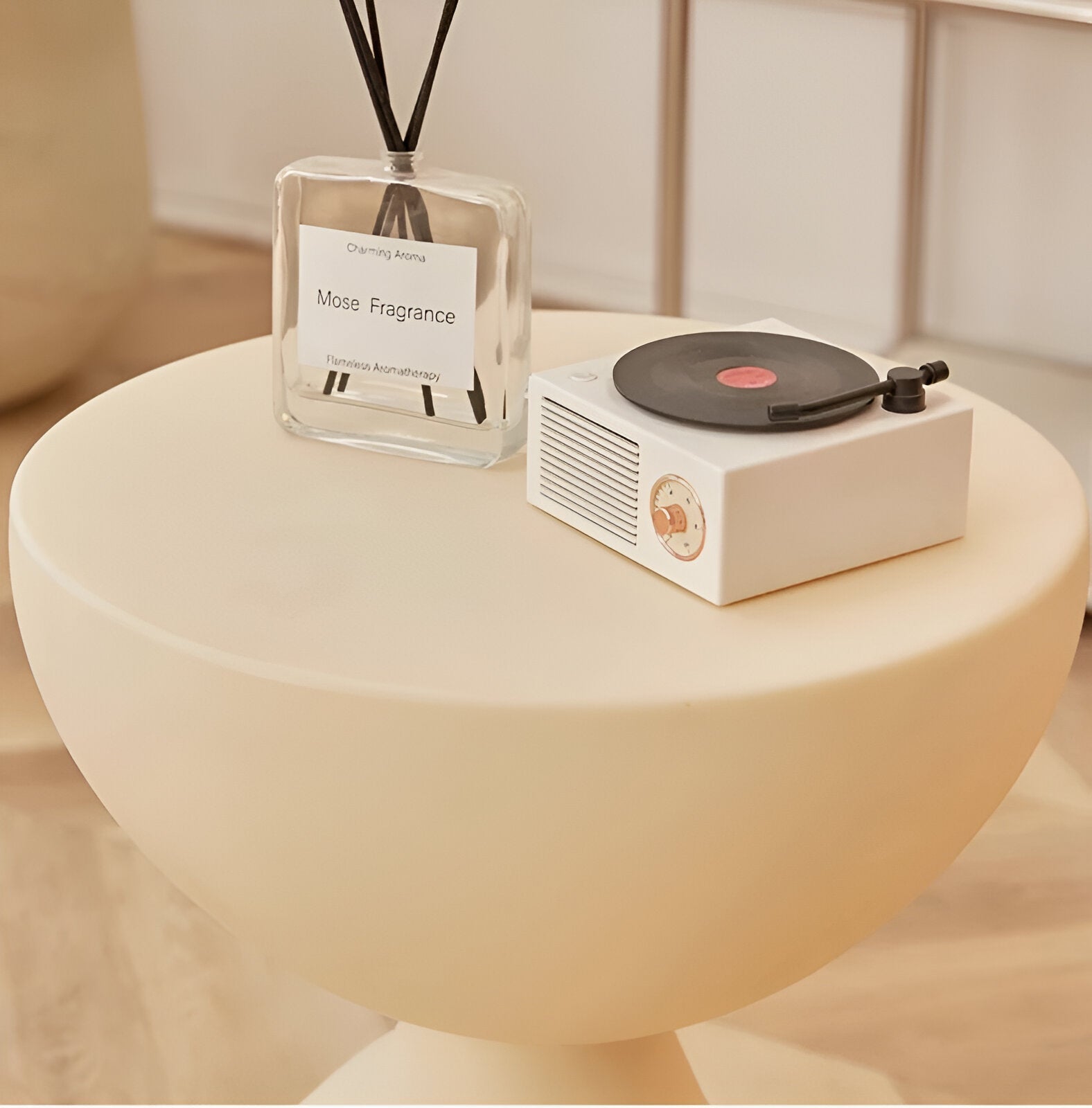 Moktan Sabai Round Coffee Table Side Table