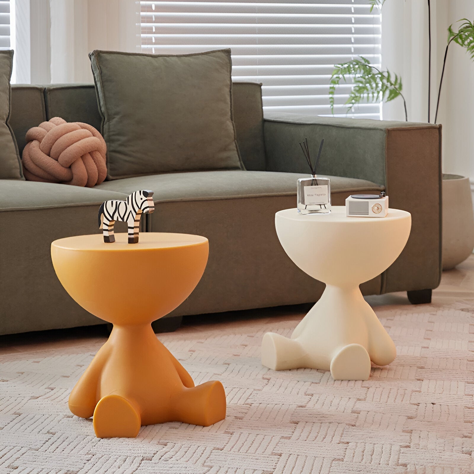 Moktan Sabai Round Coffee Table Side Table