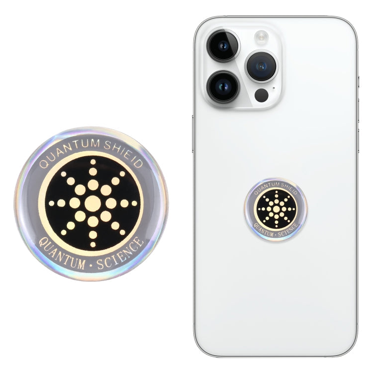 Moktan Sabai EMF Protection Stickers 6 Pack – Anti Radiation Shield for Phones & Electronics Silver