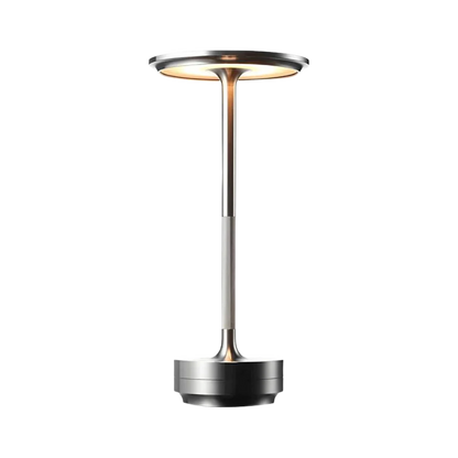 Modern Brass Cone LED Rechargeable Table Lamp Cordless USB-C