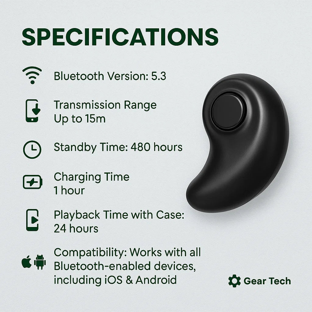 Moktan Sabai LumaSleep Wireless Sleep Headphones Bluetooth 5.3 Ultra-Light Earbuds