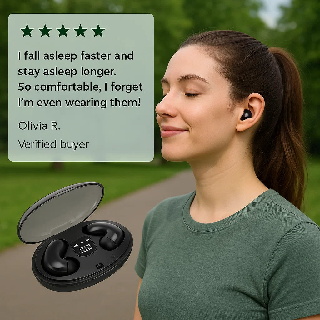 Moktan Sabai LumaSleep Wireless Sleep Headphones Bluetooth 5.3 Ultra-Light Earbuds