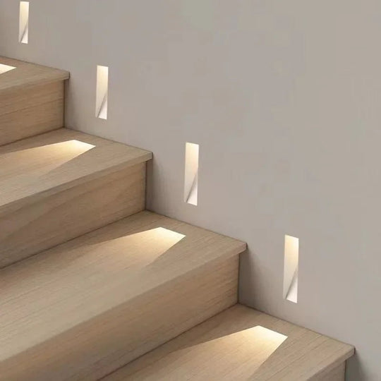 Moktan Sabai LED Stair Light with Motion Sensor Recessed Wall Step Light 110-240V