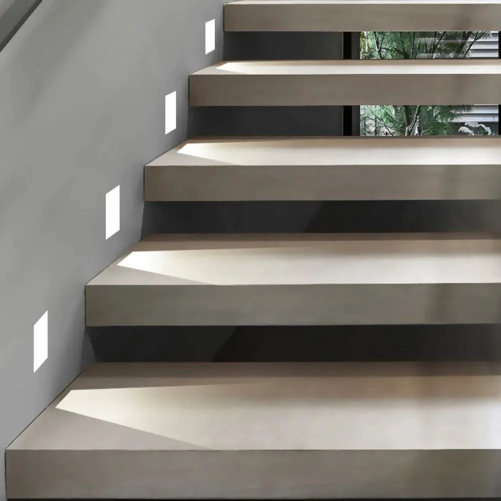 Moktan Sabai LED Stair Light with Motion Sensor Recessed Wall Step Light 110-240V