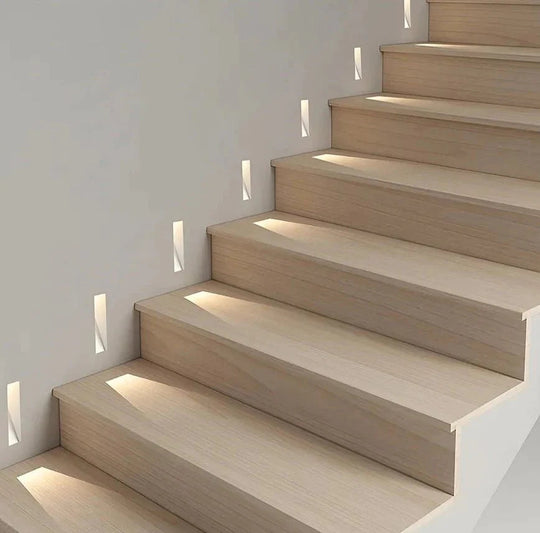 Moktan Sabai LED Stair Light with Motion Sensor Recessed Wall Step Light 110-240V