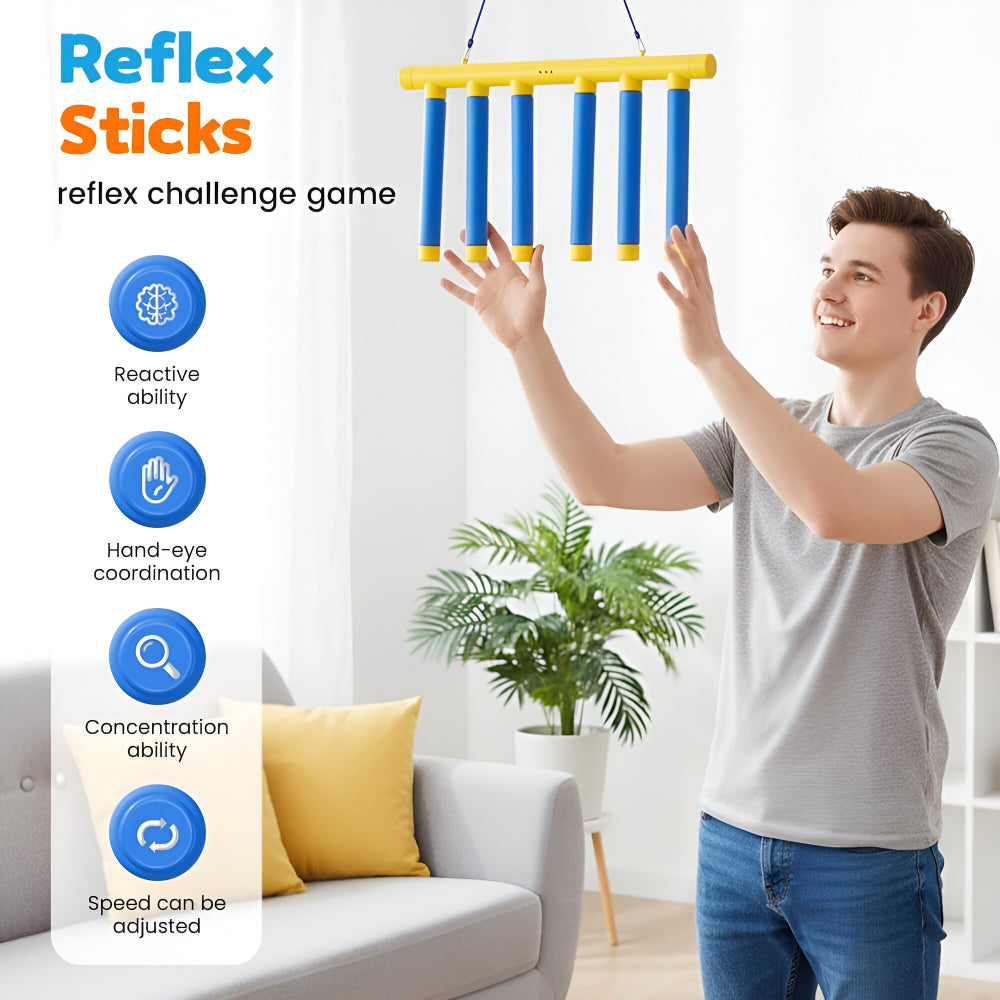 Moktan Sabai Kids Reaction Training Game Falling Stick Reflex Challenge