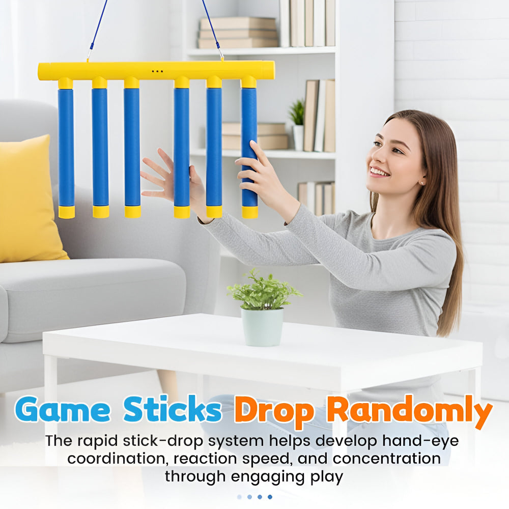 Moktan Sabai Kids Reaction Training Game Falling Stick Reflex Challenge