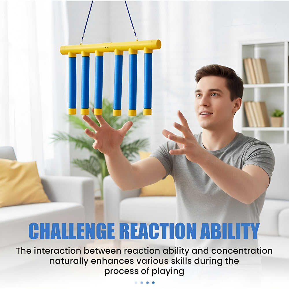 Moktan Sabai Kids Reaction Training Game Falling Stick Reflex Challenge