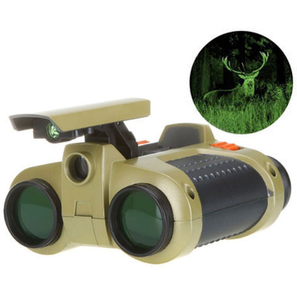 Moktan Sabai Adventure Seekers | Kids Night Vision Binoculars with Built-In Light | Lightweight & Durable for Outdoor Exploration