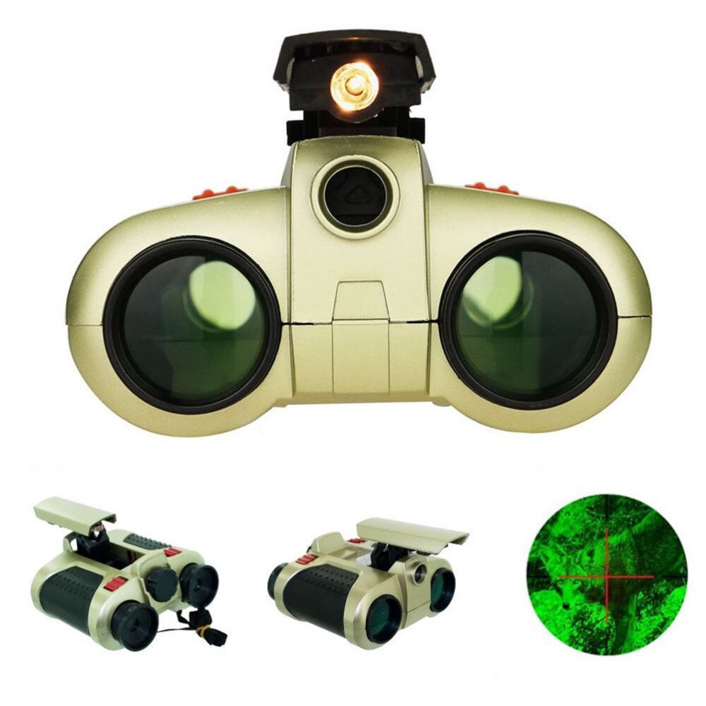 Moktan Sabai Adventure Seekers | Kids Night Vision Binoculars with Built-In Light | Lightweight & Durable for Outdoor Exploration