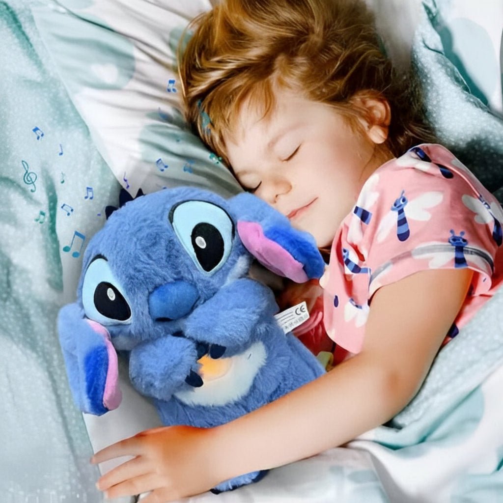 Moktan Sabai Calming Breathing Plush Toy with Night Light Sleep Aid Stuffed Animal