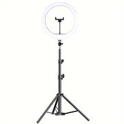 Moktan Sabai LED Ring Light with Tripod and Phone Holder USB Selfie Video Light 26cm Default