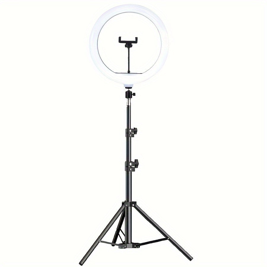Moktan Sabai LED Ring Light with Tripod and Phone Holder USB Selfie Video Light 26cm
