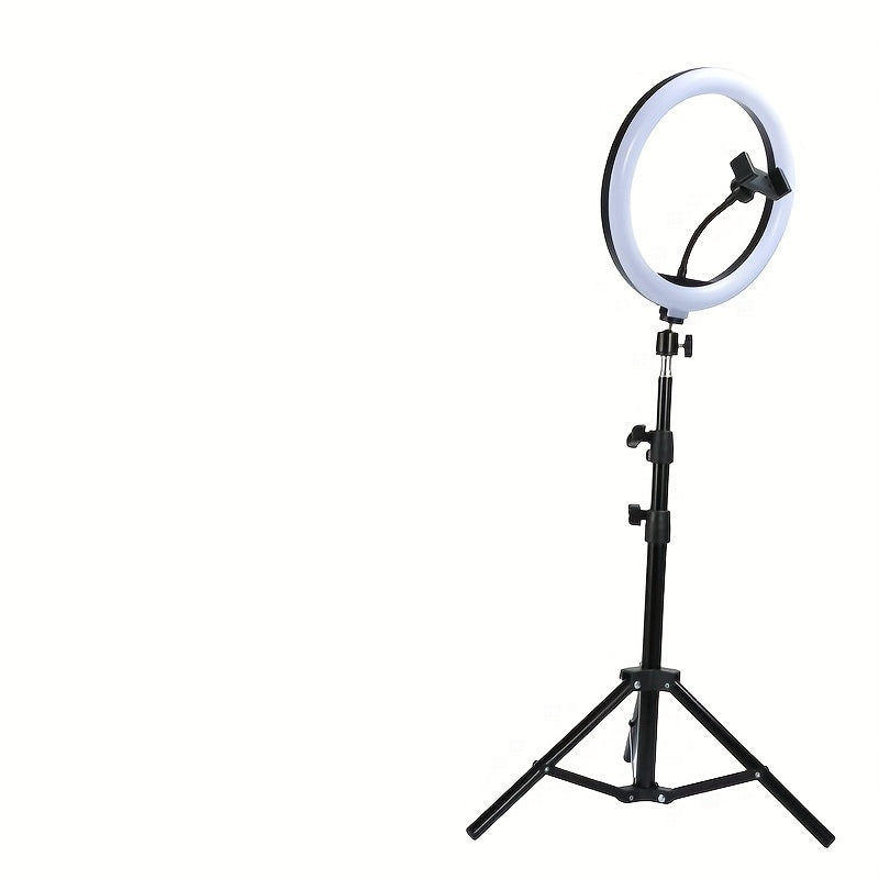 Moktan Sabai LED Ring Light with Tripod and Phone Holder USB Selfie Video Light 26cm