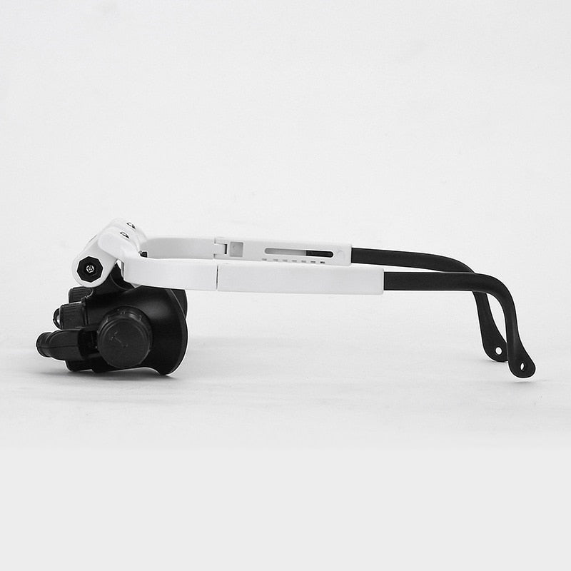 Moktan Sabai LED Magnifying Glasses 8X 15X 23X Adjustable Headband Magnifier