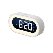 Moktan Sabai Gentle Wake | Sunrise Alarm Clock with Gradual Light & Nature Sounds | LED Digital Display for Stress-Free Mornings White