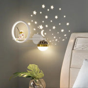 Moktan Sabai LittleBeam Kids Wall Lamp – Modern Child-Friendly Soft Light Fixture White