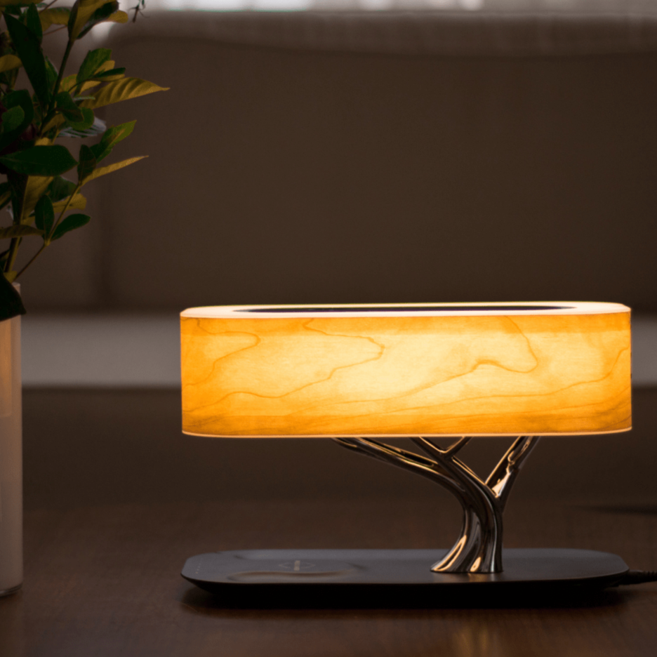 Moktan Sabai 3-in-1 LED Table Lamp Wireless Charger Bluetooth Speaker