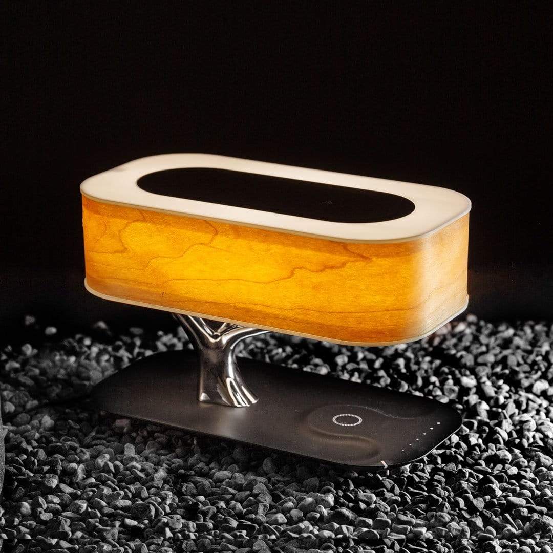 Moktan Sabai 3-in-1 LED Table Lamp Wireless Charger Bluetooth Speaker